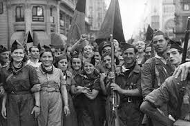 Socialist workers during the revolution